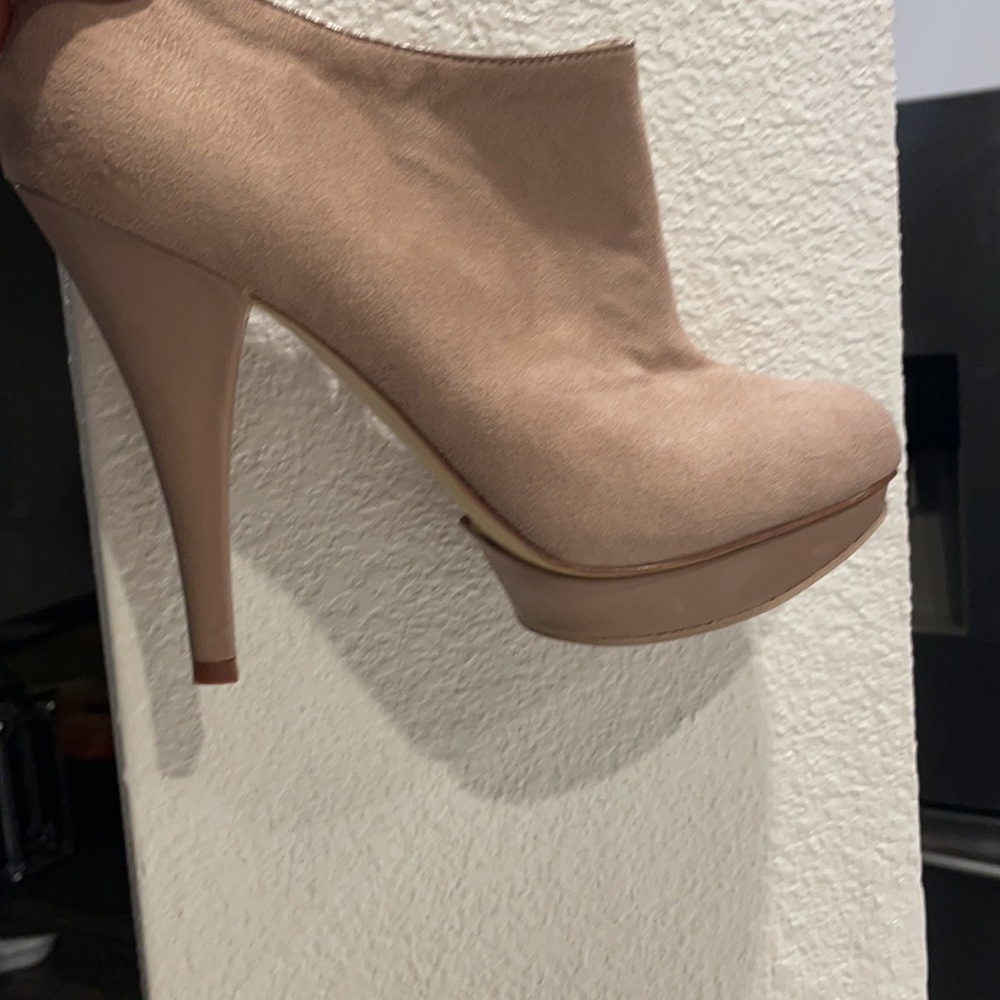 Brand new blush booties…